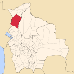 Provincia di Abel Iturralde – Localizzazione