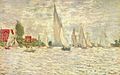 Boat race à Argenteuil by Claude Monet (Musée d'Orsay)