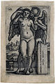 De Dea en steand neaken, 1547, 75 x 48 mm