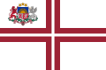 Vlajka lotyšského premiéra Poměr stran: 2:3