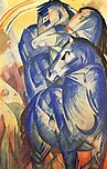 Der Turm der blauen Pferde, Franz Marc