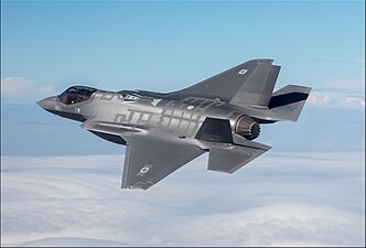 החמקן F-35I אדיר במהלך טיסת הבכורה בחיל האוויר