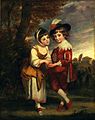 Henry John Spencer e la sorella lady Charlotte bambini, ritratti da Joshua Reynolds