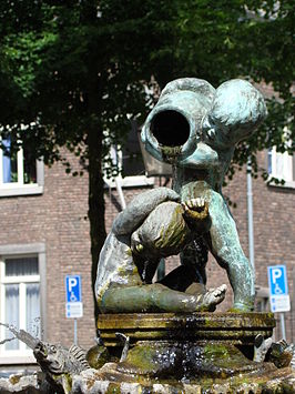 Jubileumfontein (1948, detail), Roermond