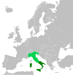 1943–1945 (hellgrün Italienische Sozialrepublik)