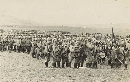 Preparació de les forces otomanes per a l'atac al canal de Suez, 1914