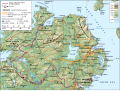 Image 4A relief map of Northern Ireland