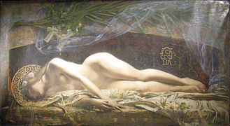 Adolphe Lalyre, Heilige Cäcilia, 1896.