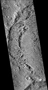 Arrhenius Crater, as seen by CTX camera (on Mars Reconnaissance Orbiter).