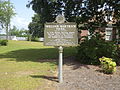 William Bartram Trail maker in front of Roberta City Hall