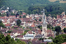 The historic center of the lower town seen from the Caesar tower.