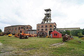Le puits Central (musée de la mine de Noyant-d'Allier).