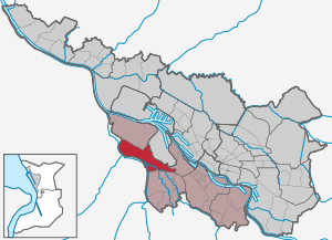 Stadt Bremen, Stadtteil Strom hervorgehoben