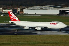 Een Boeing 747-200F van Cargo B