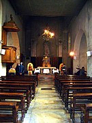 Intérieur de l'église Saint-Médard.