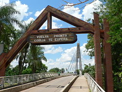 Brücke über den Río Acre nach Brasilien