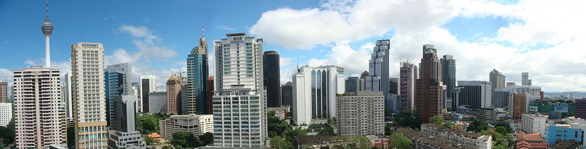 Panoramatická fotografia mesta Kuala Lumpur