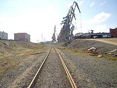 Dudinka port railway 2010-06 Njd2010 62.jpg