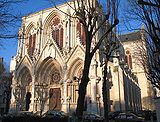 Église de la Rédemption de Lyon : façade ouest