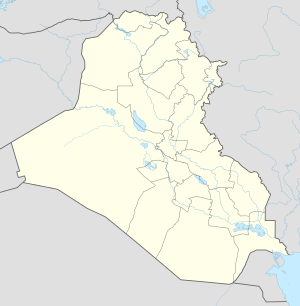 Умма. Карта розташування: Ірак