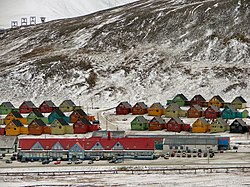 Ti sentro ti ili iti Longyearbyen, Svalbard