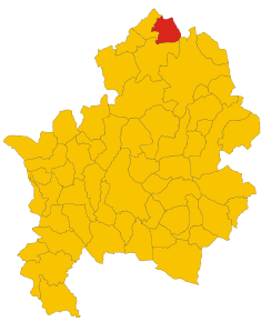 Localizarea Pescopennataro în Provincia Isernia