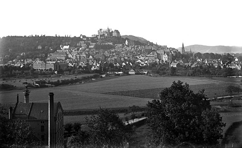 Stadtansicht von Südosten nach 1891