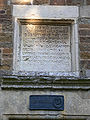 Inscription abuin the Auld Schuil door