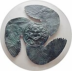 Fig. 12. Winged gorgoneion; bronze shield device from Olympia, Archaeological Museum B 110 (first half of the sixth century BC)[82]