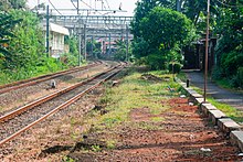 Perhentian (Halte) kereta api nonaktif Pondok Betung, yang terletak pada jalur KA lintas Tanah Abang-Rangkasbitung.