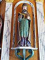 Église paroissiale : statue de saint Pierre.