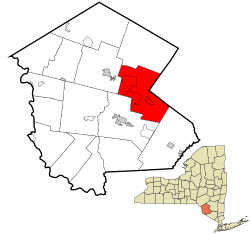 Location within Sullivan County, New York