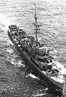 USS Ira Jeffery (DE-63) underway off Montauk Point, New York (USA), in July 1944.jpg