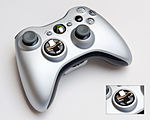 Xbox 360 controller with transforming d-pad.