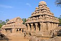 Kudu-Motive an den Rathas von Mamallapuram, Tamil Nadu (7. Jh.)