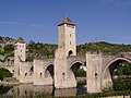 Pont Valentré (1308–ca.1355) in Cahors, Lot