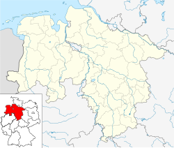 Dransfeld ubicada en Baja Sajonia