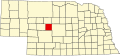 State map highlighting Logan County