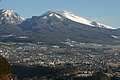 長野県小諸市より見る浅間山