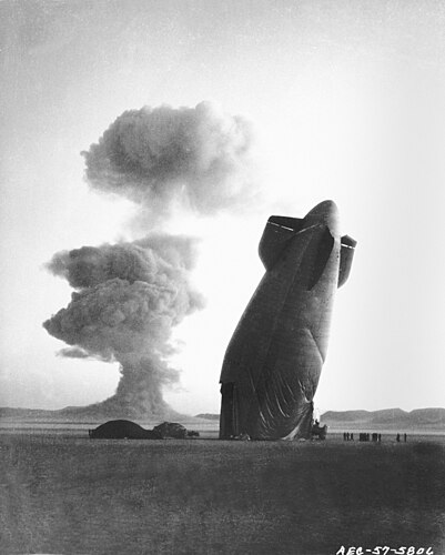 Ядерный полигон в Неваде (США). 7 августа 1957 год