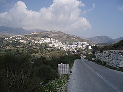 Kinidaros, ein Ort im Zentrum von Naxos