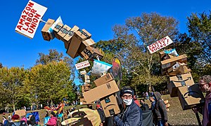Organize Amazon Workers contingent in Peoplehood Parade, Philadelphia, PA-001.jpg