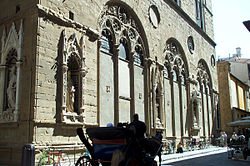 Orsanmichele - pohled z Via de Lamberti