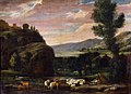 П'єтро Паоло Бонці. «Пейзаж з отарою овець і пастухами», бл. 1621 р., Музей Капітоліні