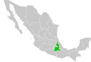 Пуэбла на карте