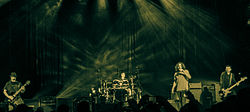 skupina Soundgarden v roku 2013, zľava: Kim Thayil, Matt Cameron, Chris Cornell, Ben Shepherd.