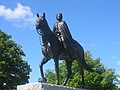 Elizabeth II haykali Ottava shahrida, Kanada.