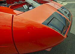 1970 Superbird Nose cone close-up