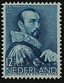 Sweelinck portréja egy 1935-ös holland bélyegen (Willem Konijnenburg)