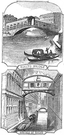 Rialto Bridge and Bridge of Sighs.